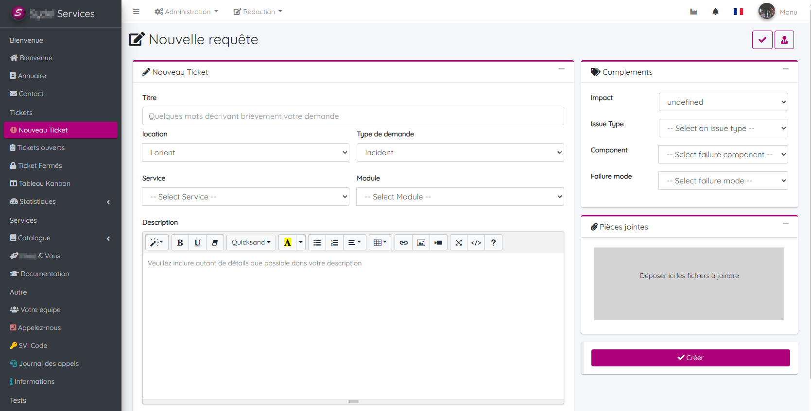 Expert Ticket Submission