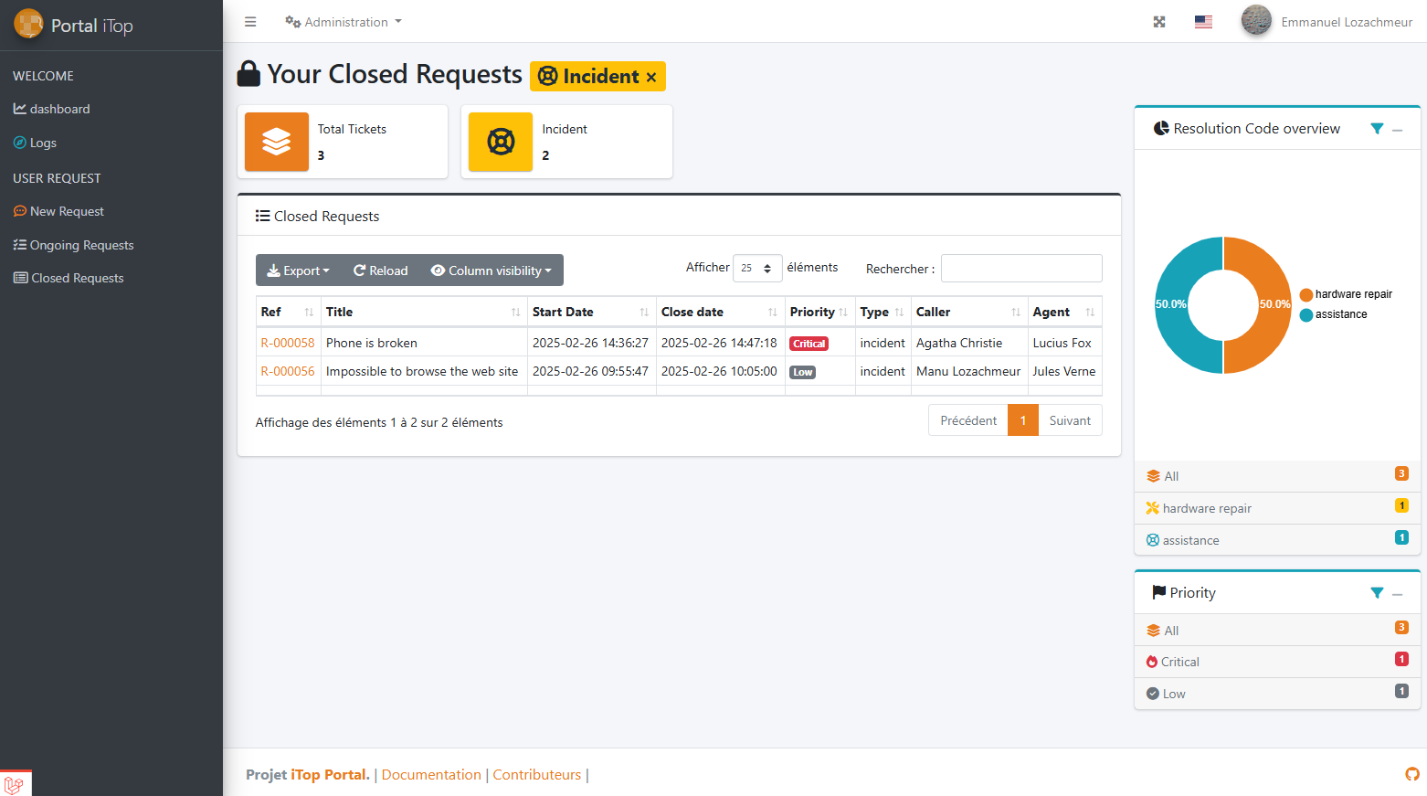 Creating a new ticket